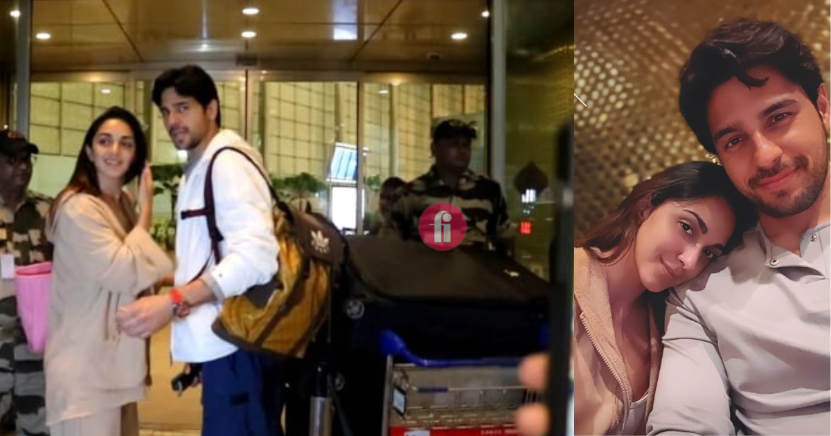 As they depart for her birthday vacation, Sidharth Malhotra and Kiara Advani walked hand in hand; couple shares a cute selfie 